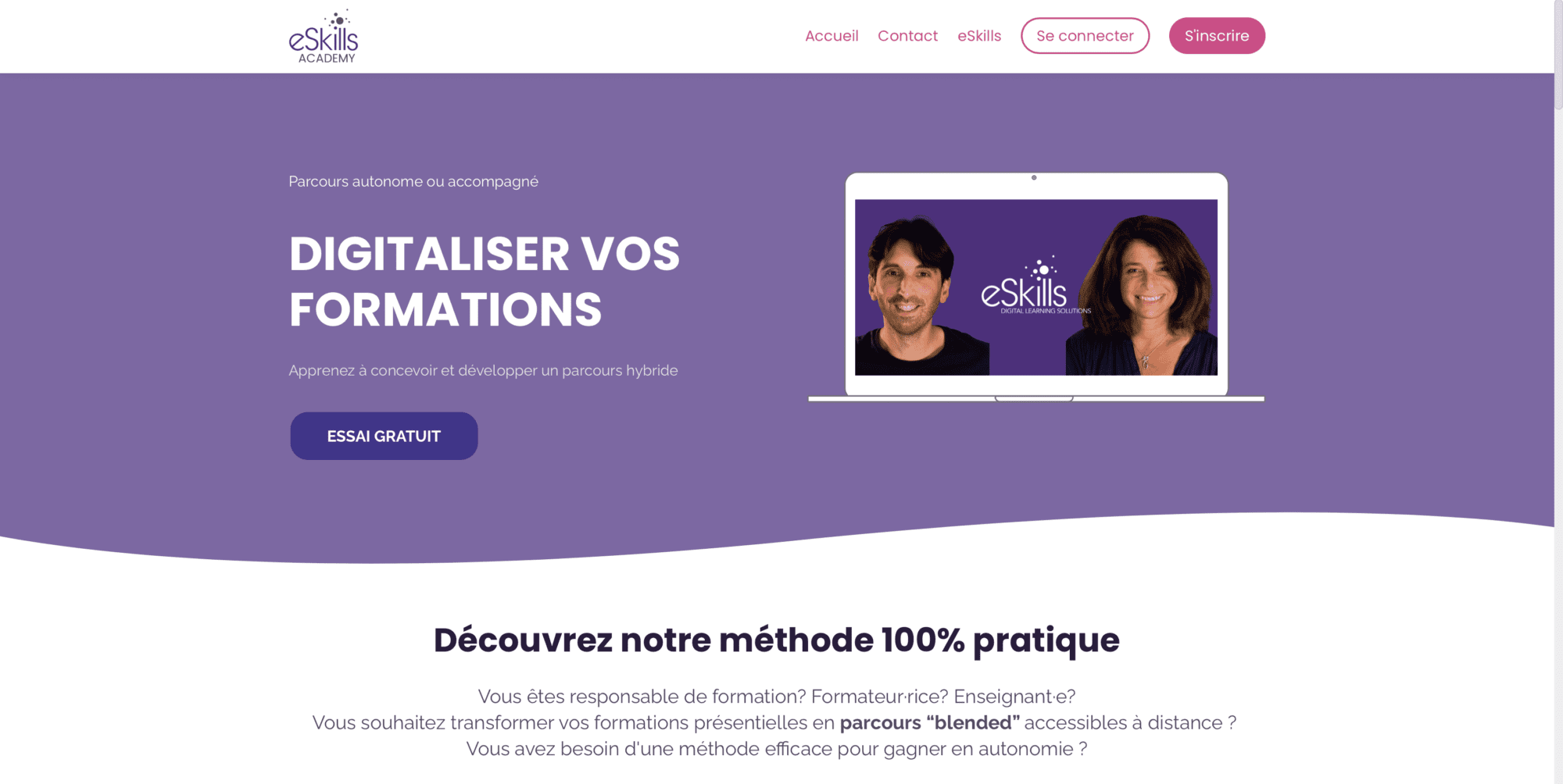 eSkills Academy bannière