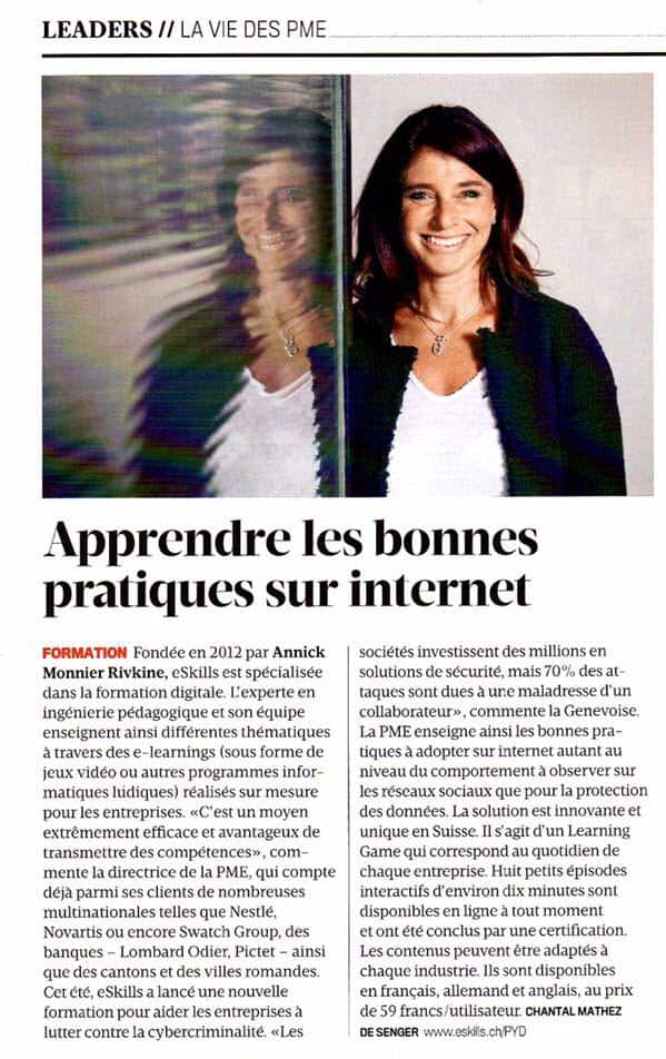 Vignette de l'article de blog - Bilan présente les activités d’eSkills