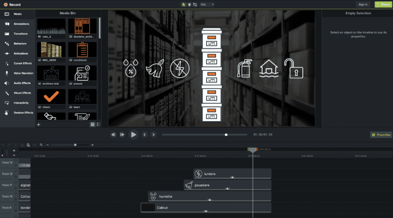 Etapes, Créer, Vidéo animée, eSkills