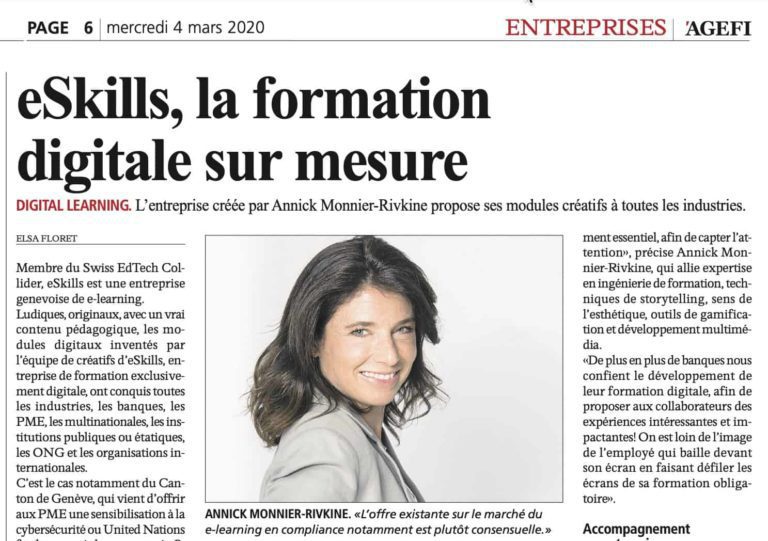 Vignette de l'article de blog - Interview dans l’AGEFI