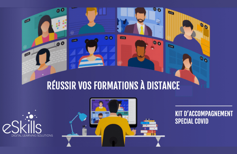 Image du kit réussir vos formations à distance par eSkills