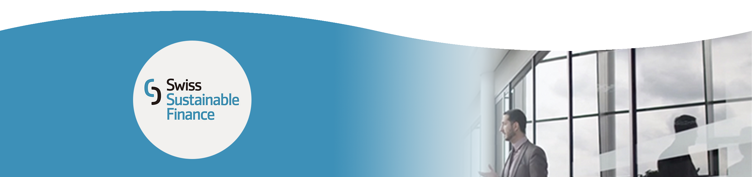 Bannière du projet Swiss Sustainable finance Academy pour l'entreprise Swiss sustainable finance.