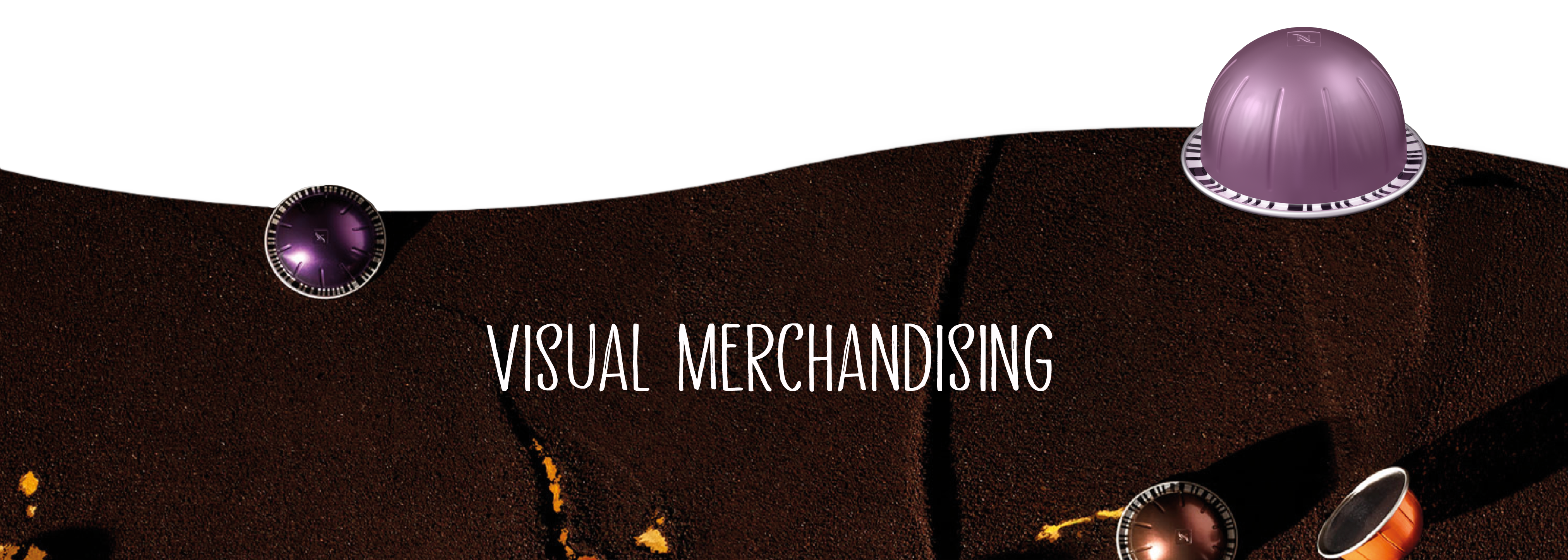 Bannière du projet visual merchandising de Nespresso
