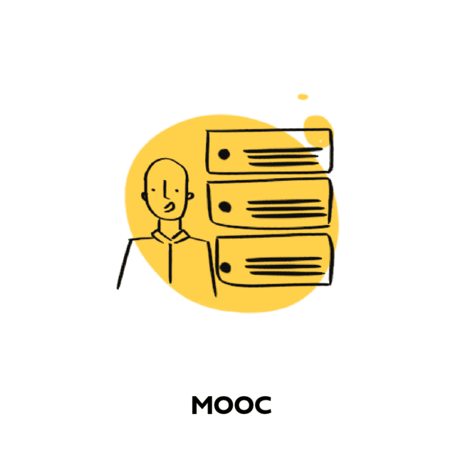 Pictogram of MOOC