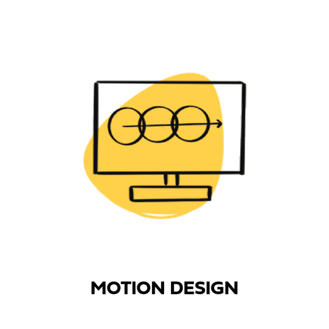 Pictogram of motion design