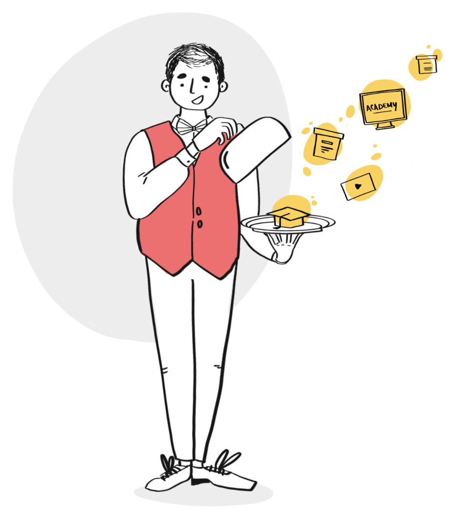 Illustration d'un serveur proposant différents services