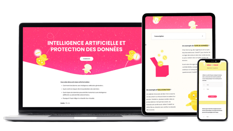 Nouvelle formation sur l'intelligence artificielle et la protection des données